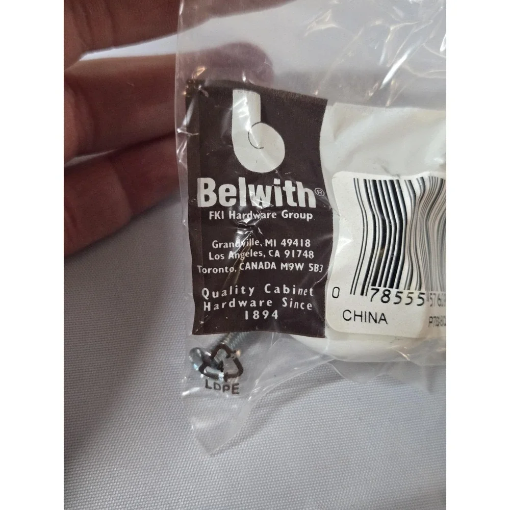Box Of 25 Belwith P760-BQ Vtg Knob Pull Drawer Cabinet Floral Flower L Bouquet